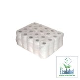 Toiletpapier Ecolabel recycled tissue 44 mtr, 400 vel