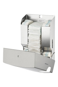 Maandverband- en Tampondispenser RVS